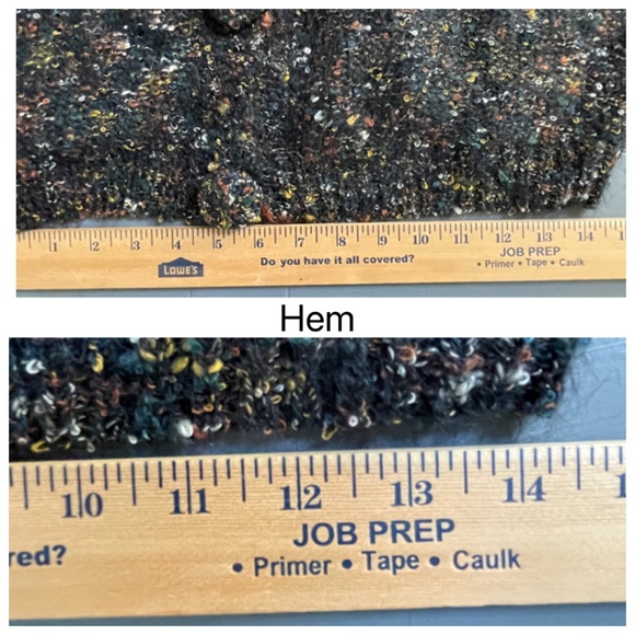 Vintage 1980s PAUL ET DUFFIER Large Black Cropped Boxy Women’s Mohair Sweater - Picture 15 of 15